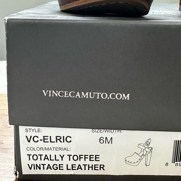 Vince Camuto Brown Closed Toe